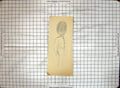 Original Old Antique Print Black And White Sketch Helen Mckie Guard Man Uniform