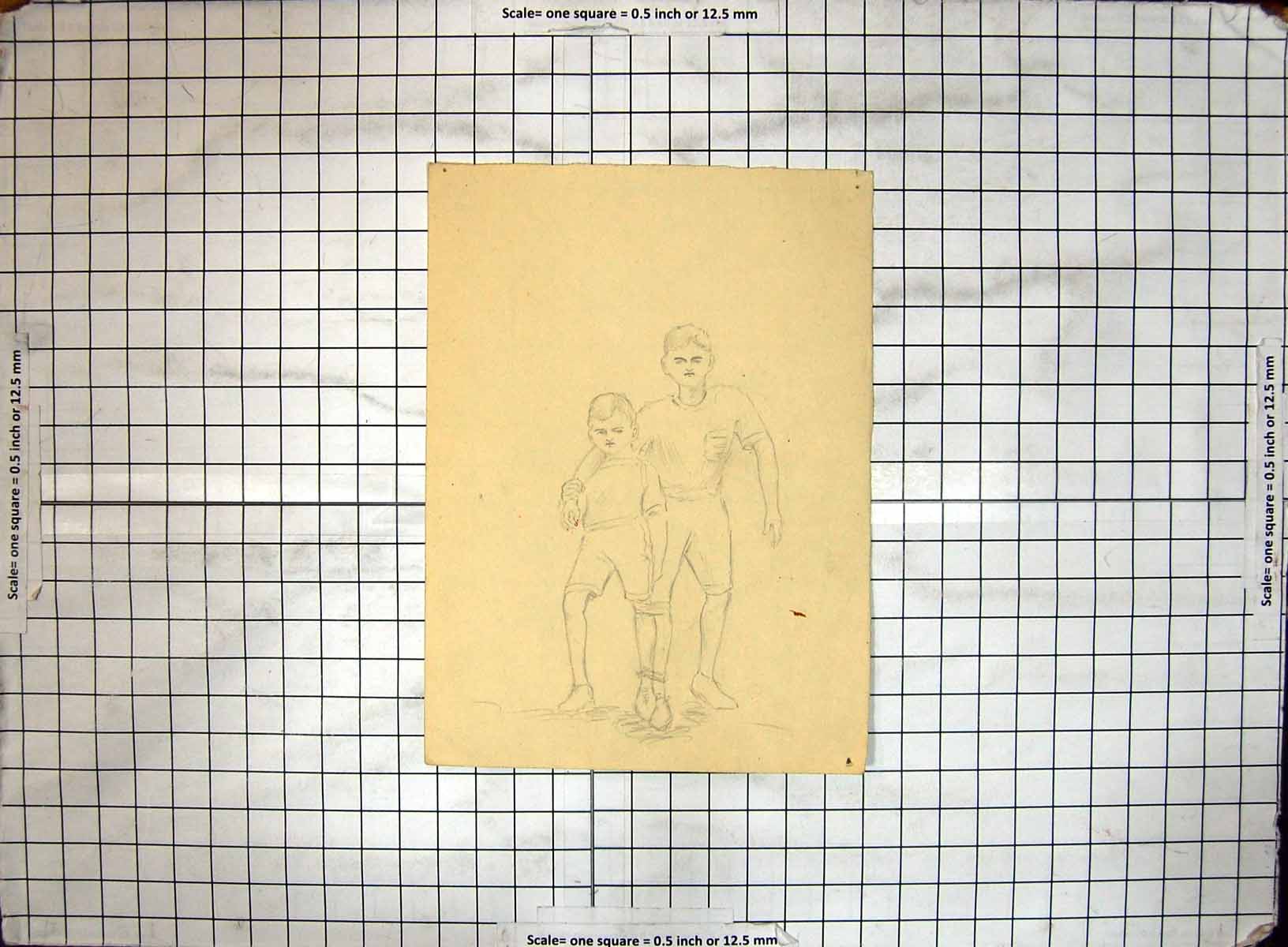 Old Boys Athletes Three Legged Race Black And White Sketch Helen Mcki