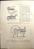 Old Midland Gas Engine Benz Engine Cylinder Sectional Plan Elevation1