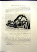 Old Hornsby Stockport Gas Engine Fielding Gas Engine Suction Gas 1908 20th