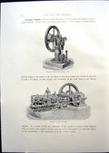 Old Roger Vertical Engine Letombe Gas Engine 160Hp Charon Engine 1908