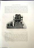 Old Print TandemCylinder Two Crank Engine Westinghouse Generator 1908