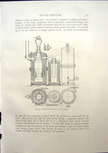 Antique Old Print Sectional Elevation Plan Gardie Producer Taylor Duplex 1908