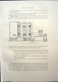 Antique Print Mond Producer Ammonia Recovery Plant Benier Suction Gas 1908 20th