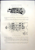 Old Antique Print De Dion Bouton Section Gear Box Daimler Gear Case 1908 20th