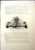 Antique Print Daimler Gear Case Below Argyll Car Back Axle Gear Casing 1908