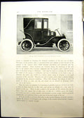 Old Electromobile London Co Turner Miesse Steam Car Hand Wheels 1908 20th