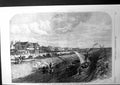Antique Old Print Isthmus Suez Maritime Canal Ismailia Fresh Water Canal 1869