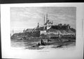 Antique Old Print TheˇCitadelˇOfˇCairoˇEgyptˇMosqueˇCamelsˇHillˇFortressˇ1881
