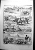 Antique Old Print AˇTripˇToˇCoreaˇIsleˇAndˇPortˇChemulpoˇNativesˇSeoulˇ1886