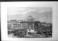 Old Antique Print Palace The Maharajah Mysore India Sketch Elephant 1881 19th