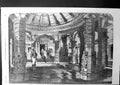 Antique Print Interior A Jain Temple At Dailwarra Mount Aboo Carpenter 1857