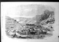 Antique Old Print The Santhal Insurrection 40Th Regiment Native Infantry 1856