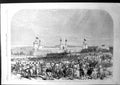 Antique Old Print Arrival The Governor-General India At Lahore Railway 1864