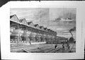 Old Print Gun-Boats Readyto Be Launched At Haslar Portsmouth Harbour 1878 19th