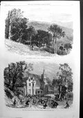 Old Lawrence Military Asylum Kussowlie Himalayas Giels Building 1867 Victorian