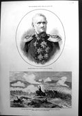 Old Late Prussian Field Marshal Count Von Wrangel Sortie Plevna 1877 Victorian
