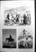 Old War Prisoners Making Russian Roads With Turkish Gravestones 1877 Victorian