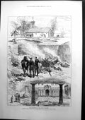 Old The Massacres In The Balkan Villages Bulgarians Burnt Turks 1877 Victorian