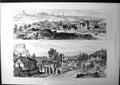 Old Antique Print Sketches The War Ruins Nicopolis After Bombardment 1877 19th
