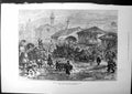Antique Print The War Effects The Late Rain A Street At Sistova Horses 1877