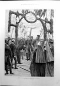 Antique Print Return Prince Alexander To Bulgaria Arrival At Rustchuk 1886 19th