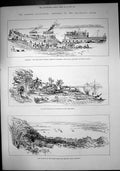 Old Burmese Expedition Irrawaddy River Tyyetmyo Steamers Troops 1885 Victorian