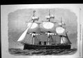 Original Old Antique Print British Iron Clad Fleet Hms Hercules 1868 Victorian