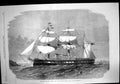 Antique Old Print New Iron Clad Fleet Hm Steam Frigate Royal Oak 32 Guns 1863