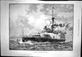 Original Old Antique Print New First Class War Ship Hms Victoria J R Wells 1889