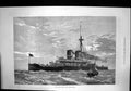 Original Old Antique Print British Iron Clad Fleet Hms Dreadnought 1878 19th
