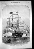 Old Grand Naval Review Spithead Getting Under Way Manning Yards 1856 Victorian