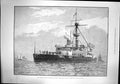 Old Hms Trafalgar Twin Screw Turret Ship Armed Four 67 Ton Guns 1890