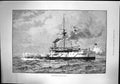 Old Twin Screw Battle Ship Hero Built Chatham Steel Single Turret 188 Victorian