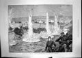 Antique Old Print Gun Cotton Mines Exploded Attacking Boats Whale Island 1886