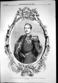Antique Print Hrh Frederic William Prince Prussia Painted Winterhalter 1856