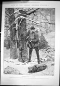 Old German Emperor William I Boar Hunt Beech Forest Rc Woodville 1887 Victorian