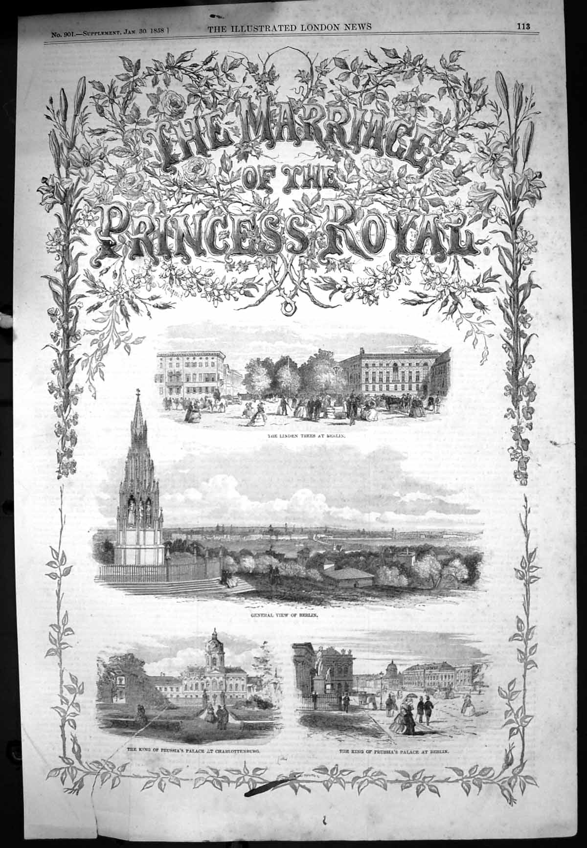 Old Marriage Princess Royal Linden Trees Berlin Palace King Prussia