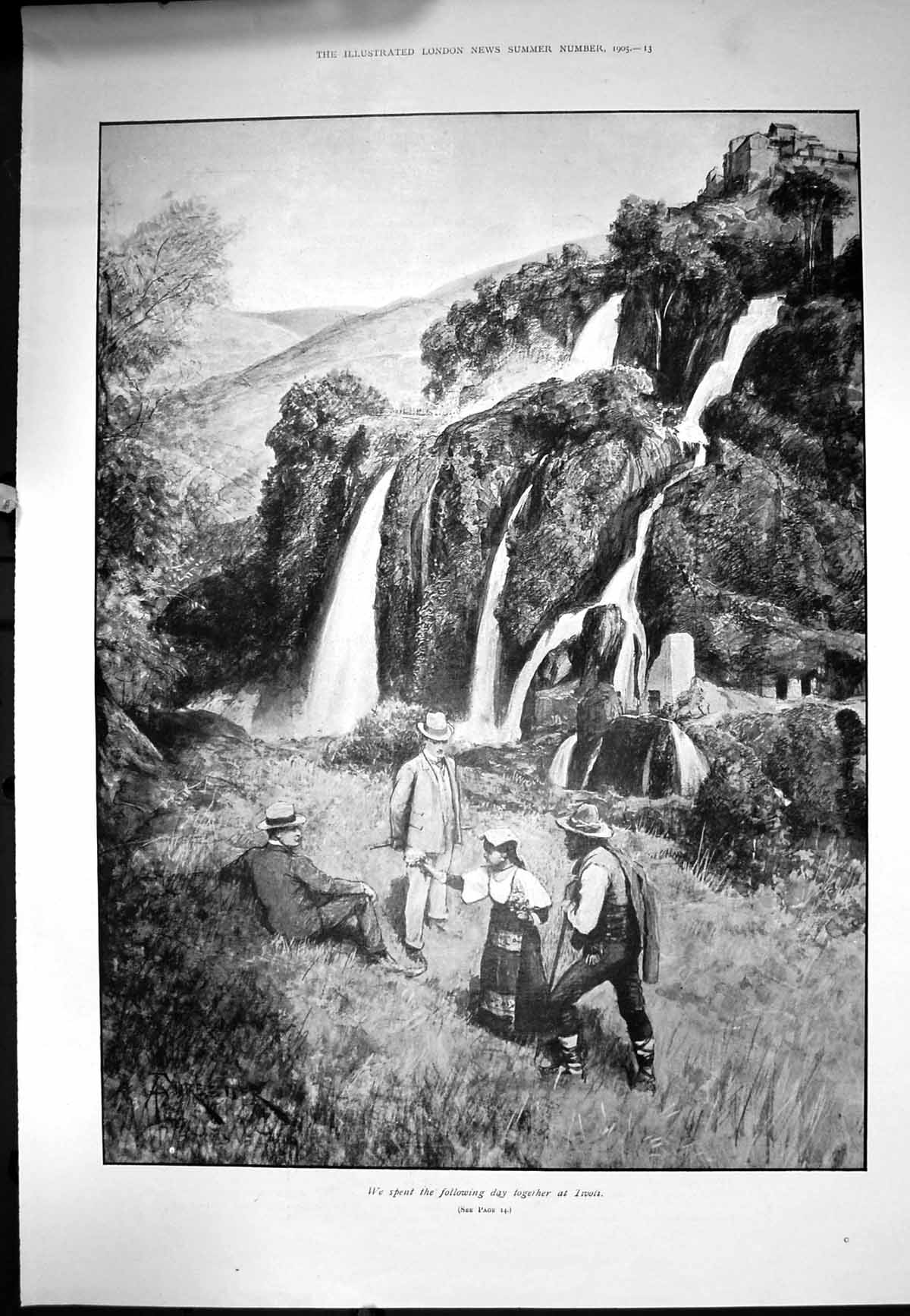 Old We Spent Following Day Together Tivoli Waterfall Resting Grass 19 20th