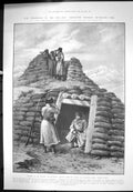 Antique Print Artillery Colonel Directing Firing Telephone Eagles Nest 1905