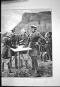 Old Fixing Site First Boundary Post British Russian Commissioners 188 Victorian