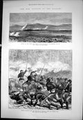 Old War Burning Yeni Sagra Approach Russians Into Wood Turkish Fire18 19th