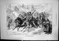 Original Old Antique Print War Flight From Nicopolis Townsfolk Look On 1877