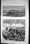 Old War Passage Balkans Russian Infantry Wood Dzuranli Yeni Zara 1877 Victorian