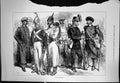 Old Print Russian Infantry Rifles Swords Siers Various Types Headgear 18 19th