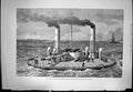 Old Russian Circular Ironclad Ship Admiral Popf Black Sea Defences 18 19th