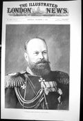 Old His Imperial Majesty Alexander 111 Czar Russia Uniform Beard 1894