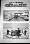 Old Print Canadian Artillery Quebec Russian Dragoons Ivanowitz Skala1888 19th