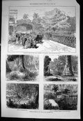 Old Print Graves Officers Died Ashantee War 2Nd West India Regiment 1874