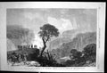 Antique Old Print Duke Edinburgh Weatherboard Waterfalls Blue Mountains 1868